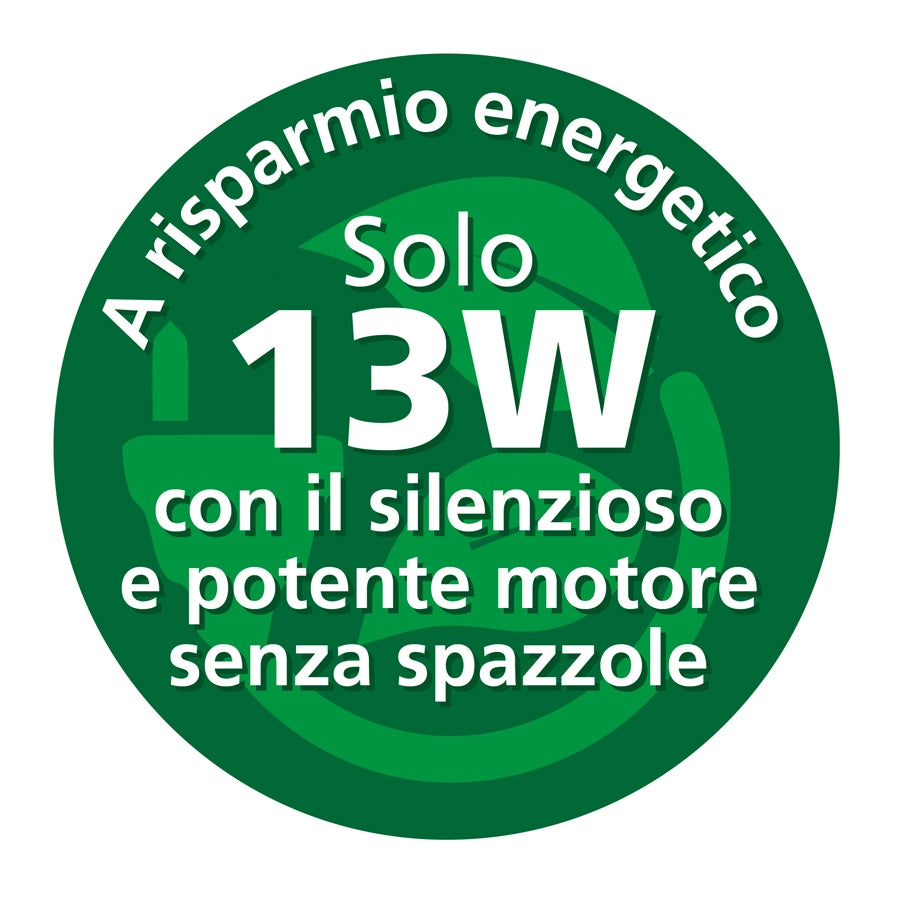 Macom 986slimmy potente ventilatore pieghevole salvaspazio con 9 velocità, con timer etelecomando