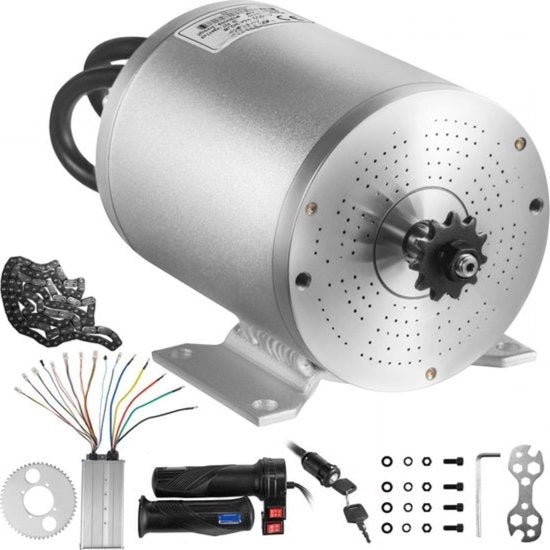 Motore elettrico senza asse a corrente continua - 72 V 3KW 4900 giri/min Controller
