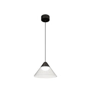 Lampada a Sospensione LED Ark Surface 6W 90º 3000K Nero/Grigio, Design Conico per Interni - Beneito & Faure - Illuminazione