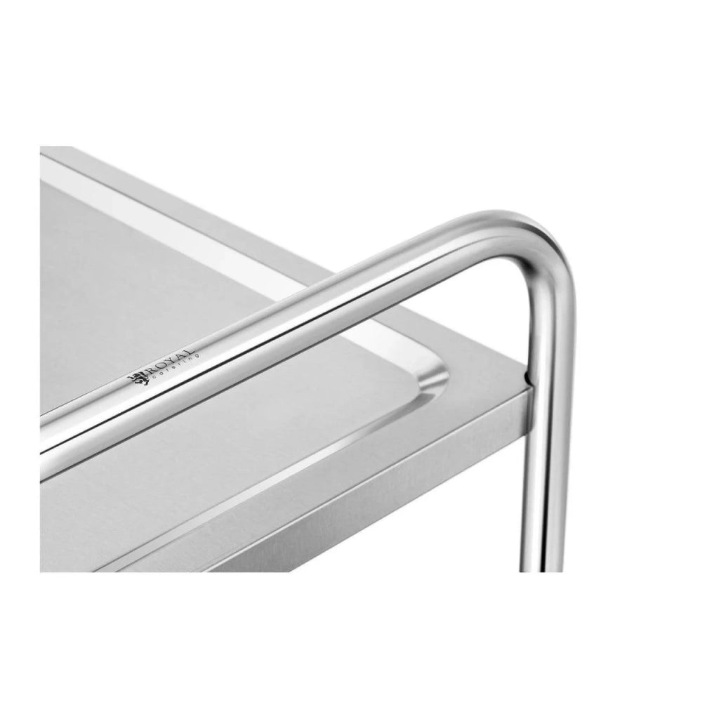 Carrello di servizio in acciaio inox - 3 ripiani - 150 kg 14_0000952