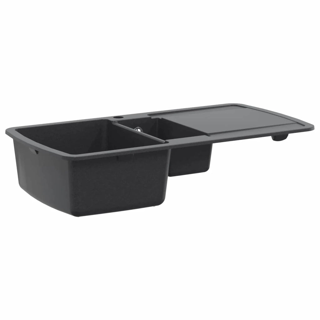 Lavello da cucina a doppia vasca Granito 96 x 50 x 31 cm 42053753