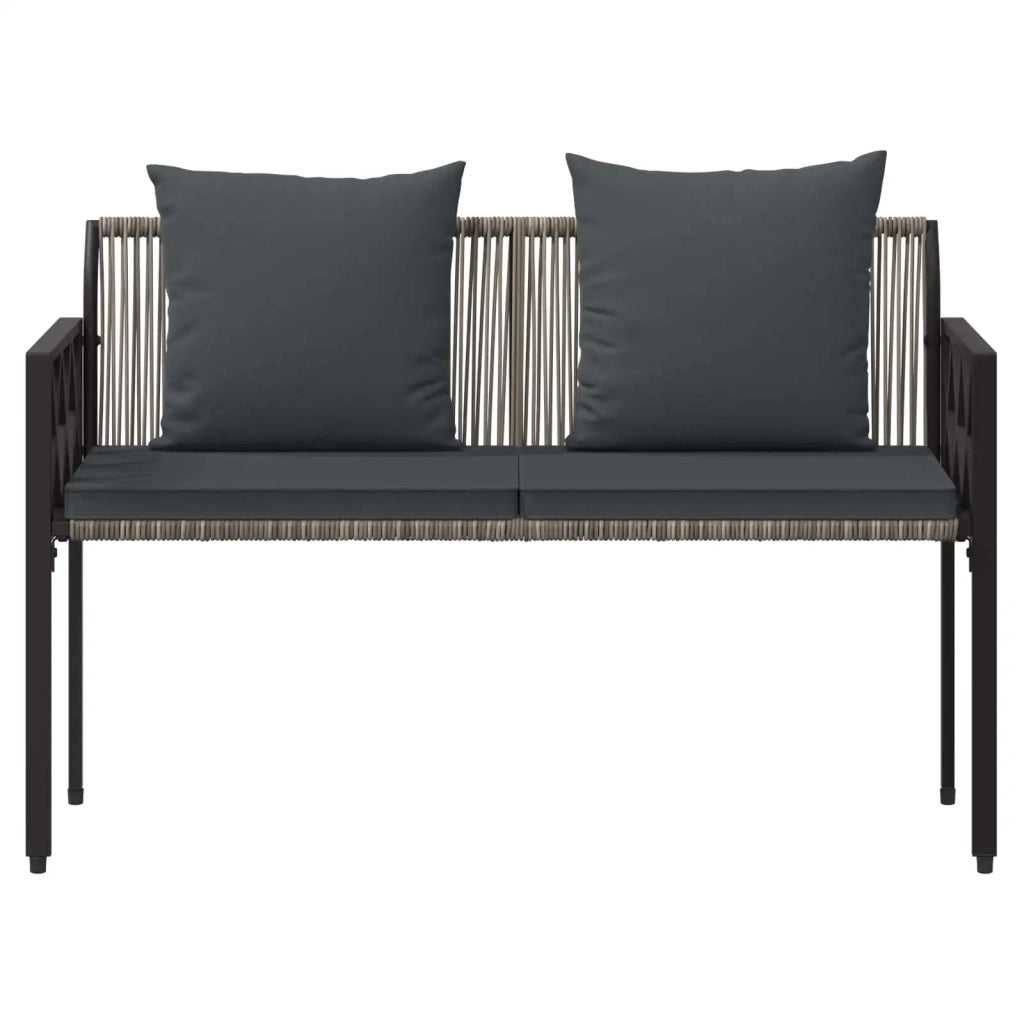 Panchine da esterno 2 -Seater 116 x 56 x 75 cm polyrattan 42025353