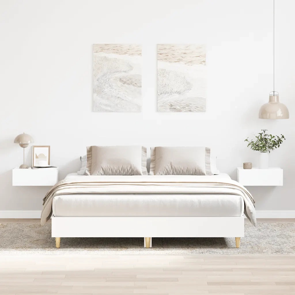 Giroletto senza Materasso Bianco 140x200 cm Legno Multistrato 3328717