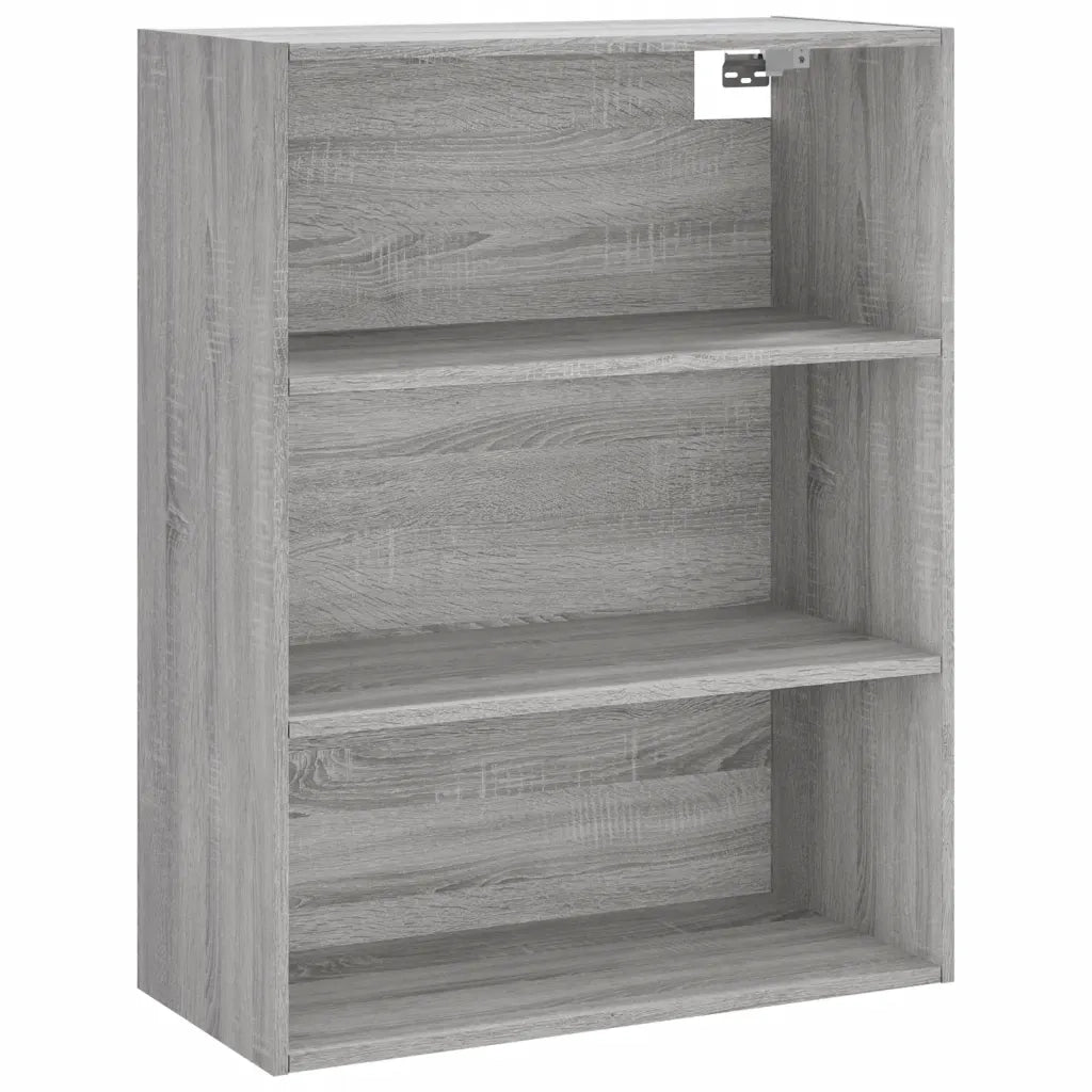 Credenza Grigio Sonoma 69,5x34x180 cm in Legno Multistrato 3189491