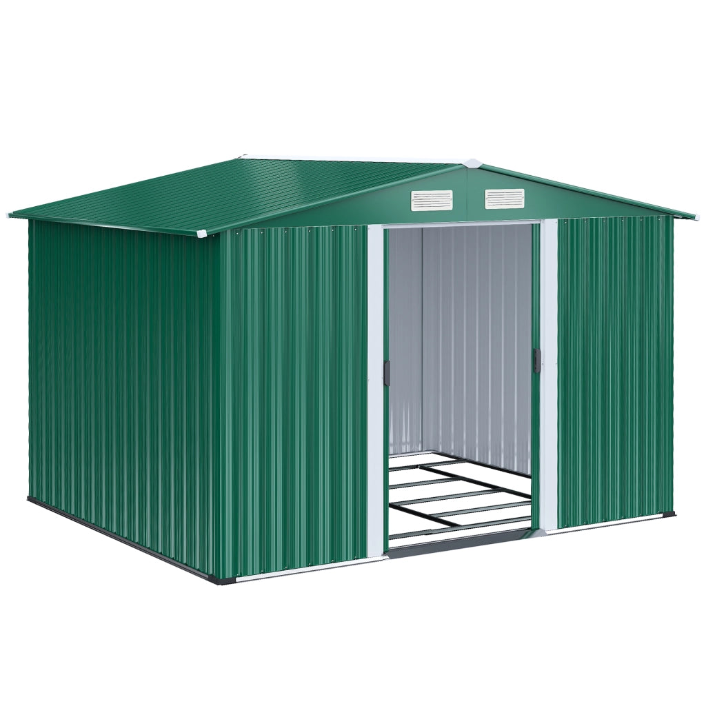 Armadio scorrevole per attrezzi ¨C zephmum ¨C Verde 258x206x178 cm