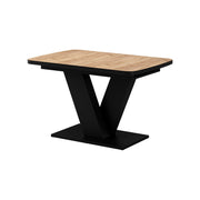 Vicco tavolo da pranzo allungabile Rovere Goldkraft/nero 120 x 80 cm estensibile