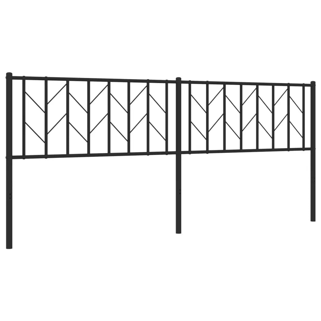Testiera di Ricambio in Metallo Nero 200 cm 374475