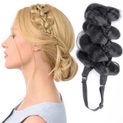 Cintura Principale Larga Intrecciata - Capelli Sintetici