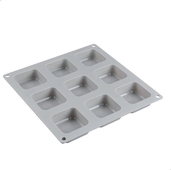 Silicone per Mal 9 Holtes - Resistente al Calore - Riciclabile - Morbido - Facile da Pulire - Per Sapone/Cupcake - Forma di Sapone