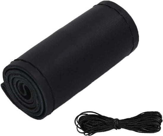 Auto Stuurhoes Universale in Pelle - Comfortevole e Respirante - Misura Standard 36-39 cm