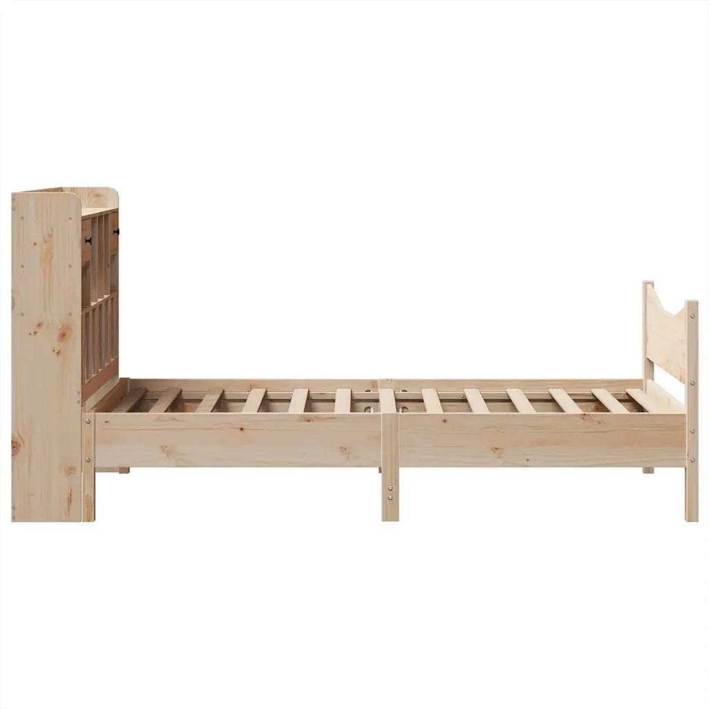 Giroletto senza Materasso 90x200 cm in Legno Massello di Pino