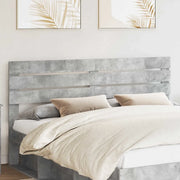 Testiera-Testata-Testiera Decorativa Grigio cemento 180 cm Legno multistrato 503945