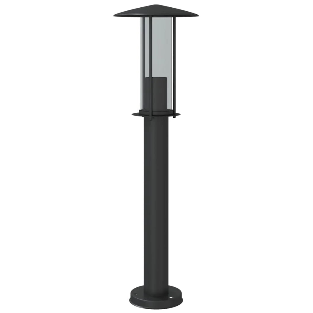 Lampade da terra per esterni 3 pezzi 60 cm acciaio inox nero 02_0042551