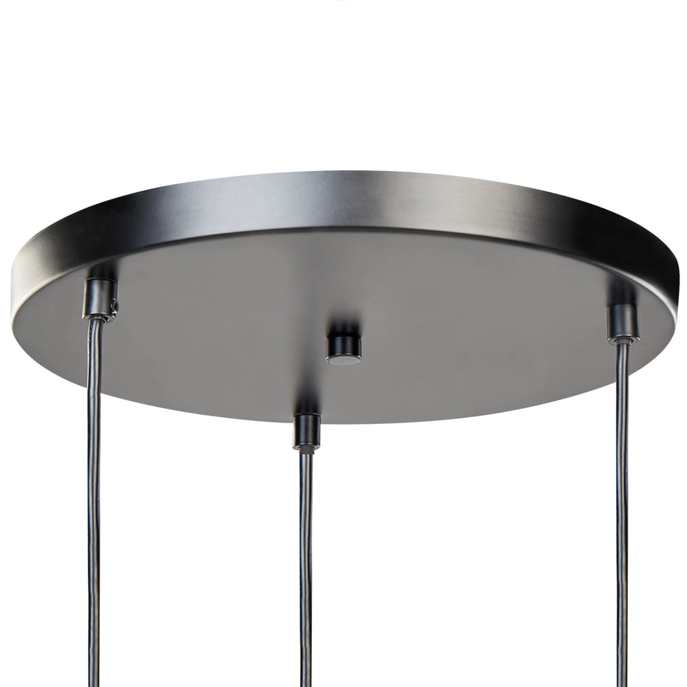 Lampada a sospensione Ottone Metallo Ferro Base Paralumi 3 Punto Luce Accessori Casa Illuminazione Soggiorno Sala da Pranzo