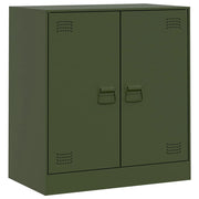 Credenza | Madia | Buffet da pranzo | Armadio da pranzo Verde Oliva 67x39x73 cm in Acciaio