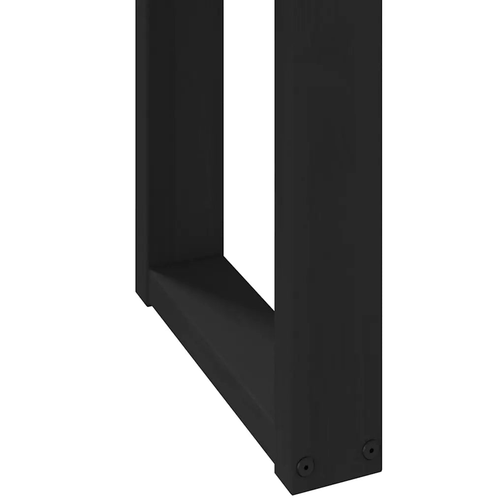 Scrivania NOAIN Gambe a Forma di U 120x50x75 cm Legno Massello 4100041