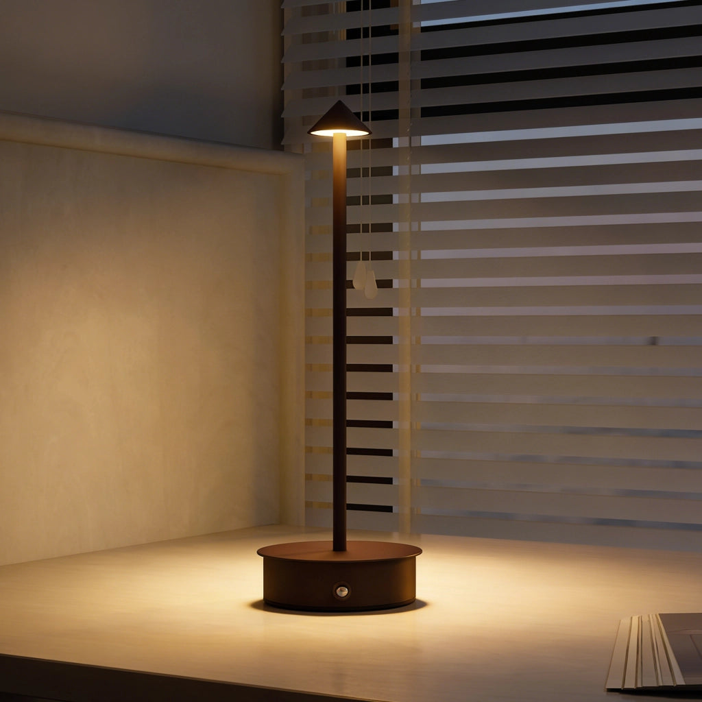 Lampada da Tavolo Touch Ricaricabile USB ¨C zephmum ¨C Regolabile 3000K/4500K/6000K