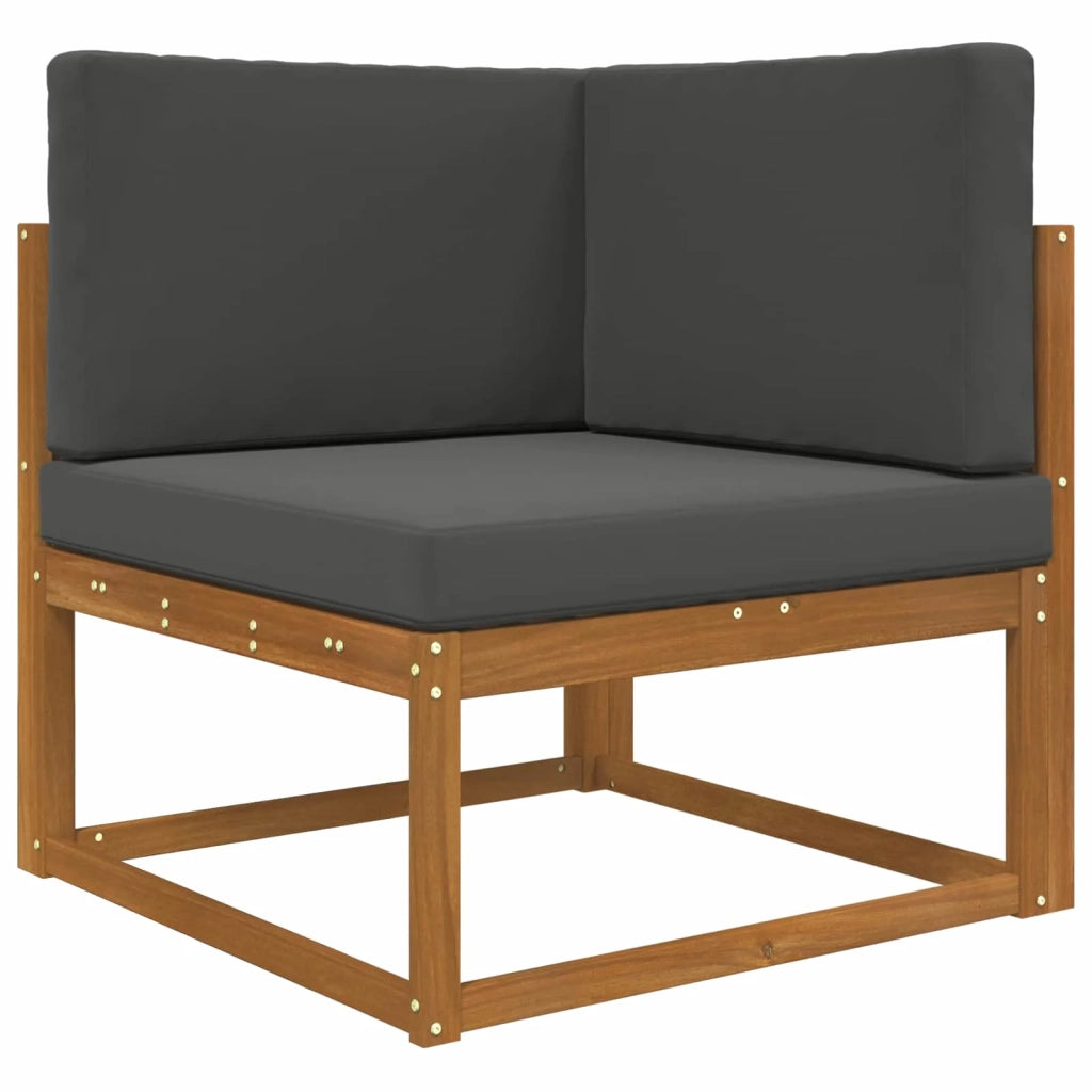 Cuscino per divano da esterno 3 pcs Antracite Poliestere