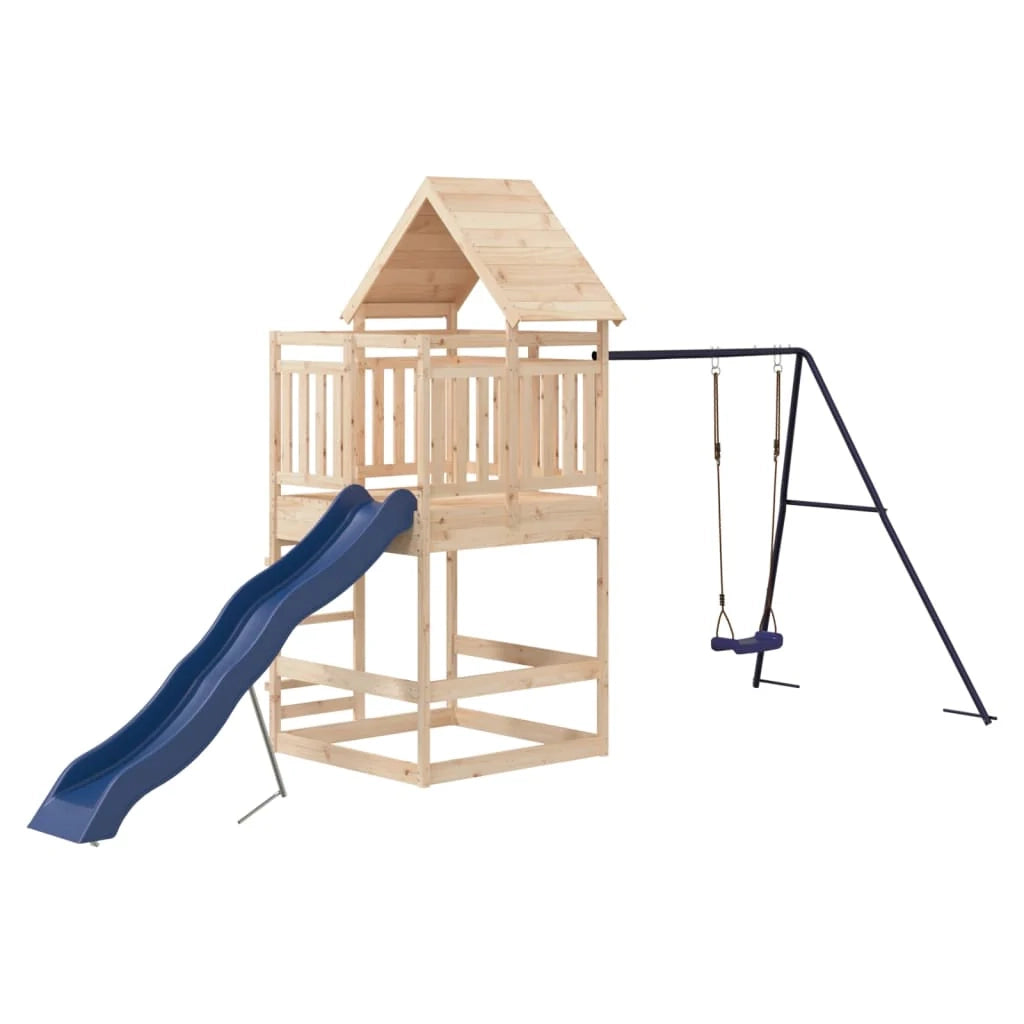 Area giochi da esterno 482 x 206 x 264 cm legno massello di pino 02_0004857