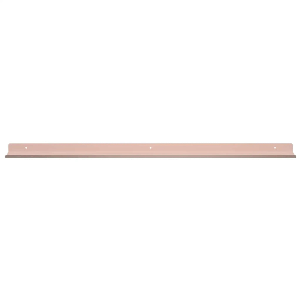 Mensola sospesa A parete 2 pcs Rosa 80 x 9 x 2,5 cm Acciaio