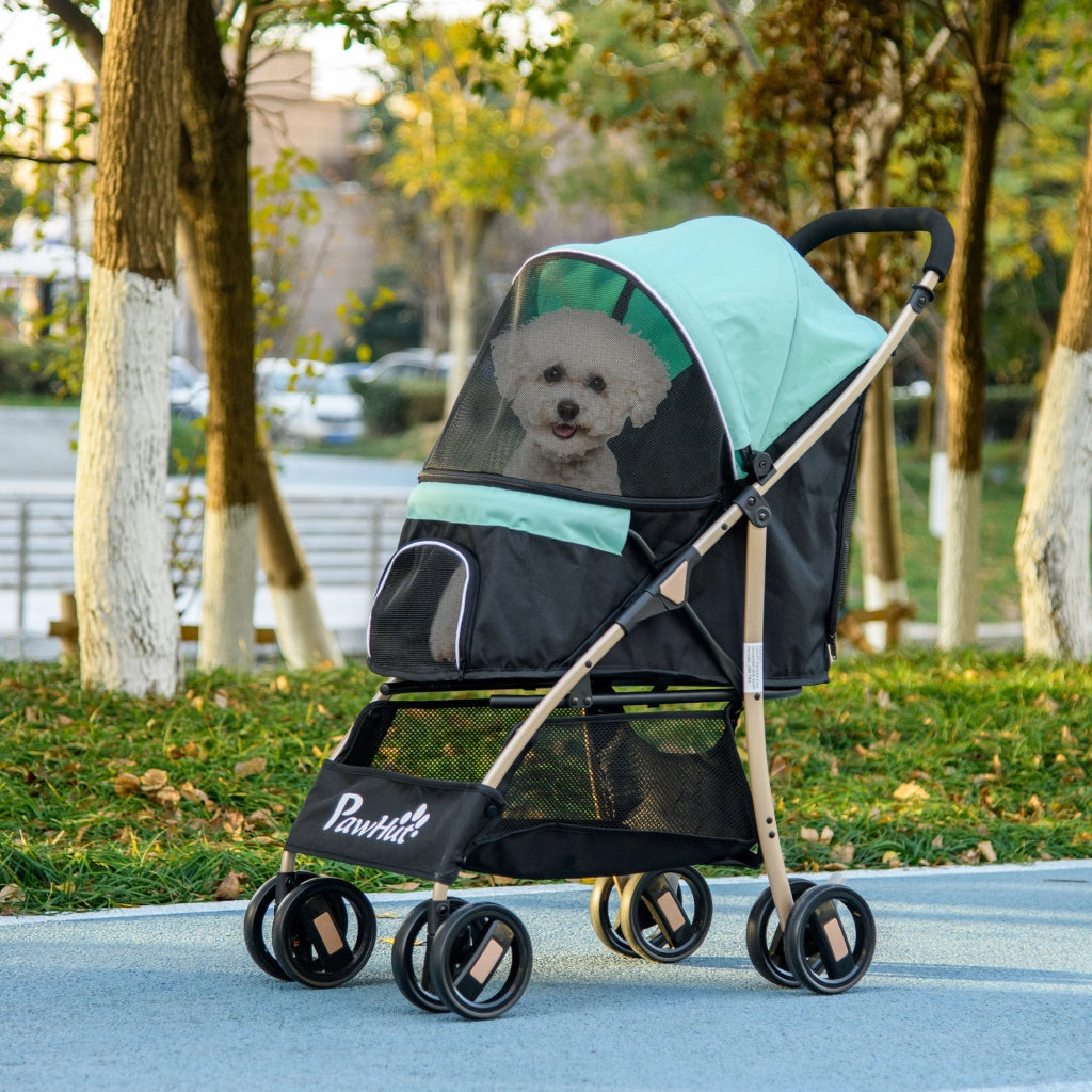 Passeggino per Cani Pieghevole ¨C zephmum ¨C Verde