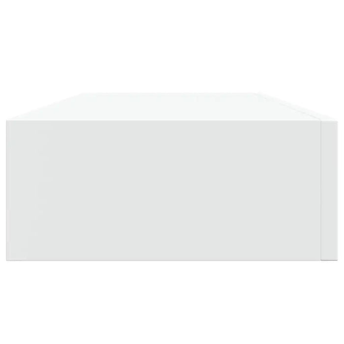 Scaffale con Cassetti da Parete Bianco 60x23,5x10 cm in MDF 330255