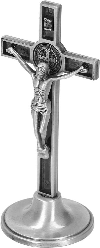 Supporto per Dresser a Croce Verticale con Pedana Rimovibile in Argento