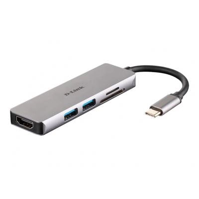 D-link dub-m530 replicatore di porte e docking station per laptop cablato usb 3.2 gen 1 (3.1 gen 1) type-c alluminio - DLINE000163