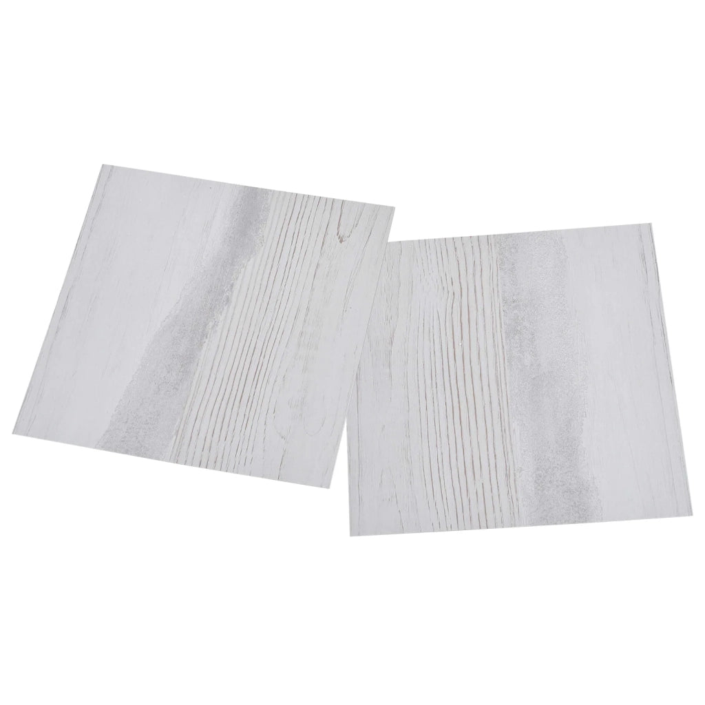 Tavole per Pavimenti 5,11 m2 55 pz PVC Bianco e Grigio Chiaro CFW1369071