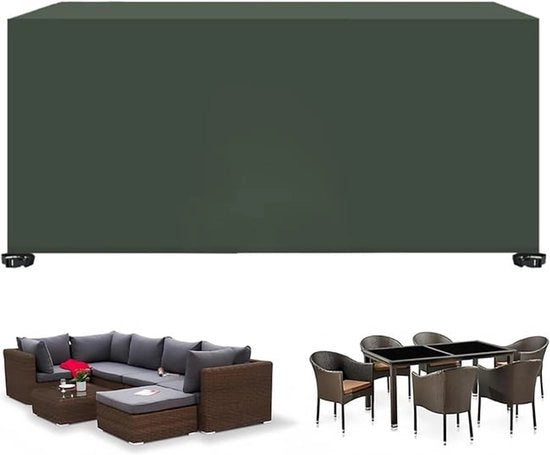 Copertura protettiva per esterno, dimensioni 126*126*74 cm, impermeabile, resistente ai raggi UV, resistente al freddo, adatto per mobili da giardino e ecocompatibile.