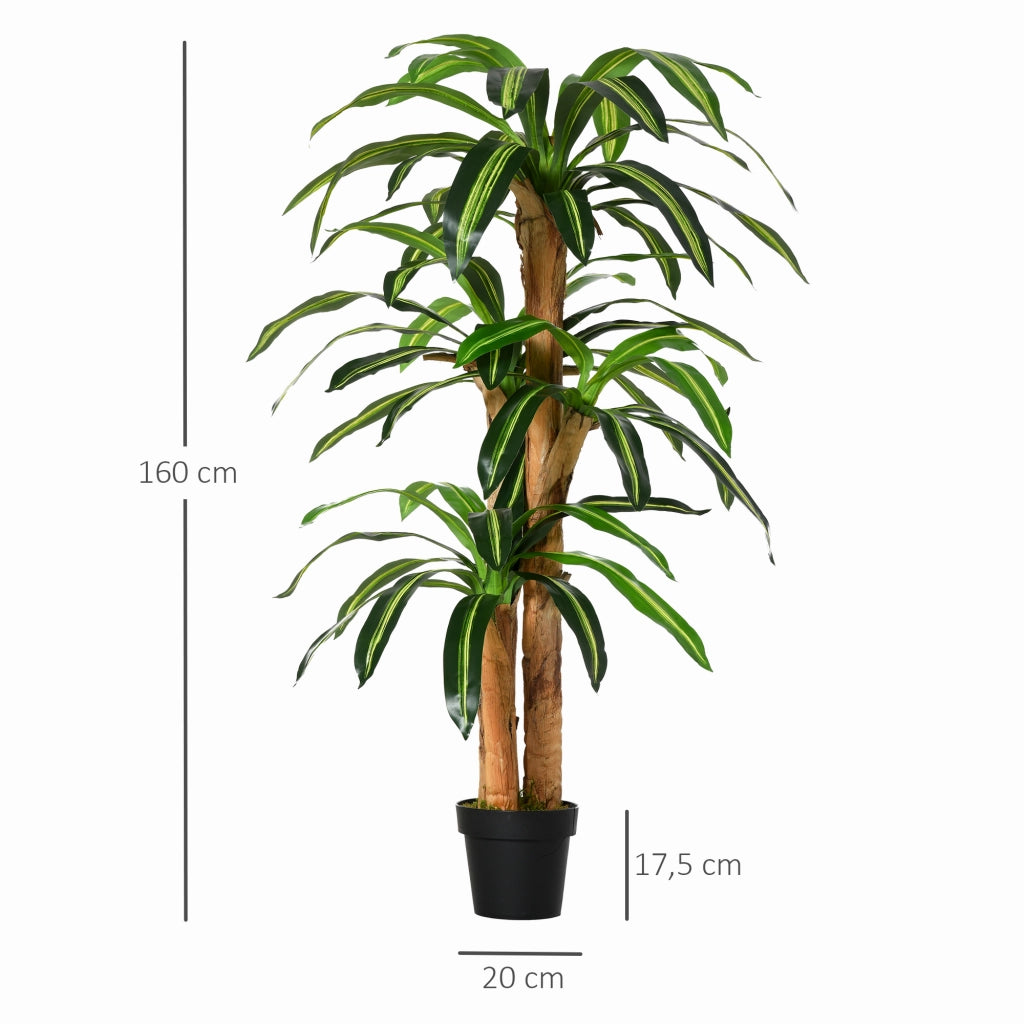 Pianta Artificiale Dracaena ¨C zephmum ¨C Verde ?20x160 cm
