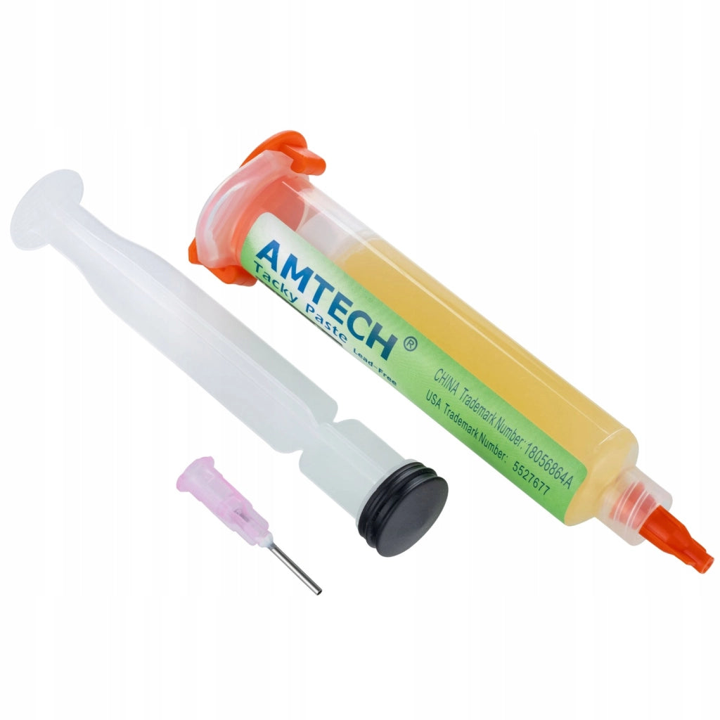 Cavo di Saldatura 0,8mm 10g + Flux NC-559-ASM 10cc + Flux RMA-223 con Pistone e Ago – Alta Precisione e Qualità