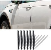 Protezione di urto 6 pezzi - Protezione del parafango - Anti-urto - Adesivi autoadesivi - Materiale PVC - Nero 14,5 x 1,5 cm