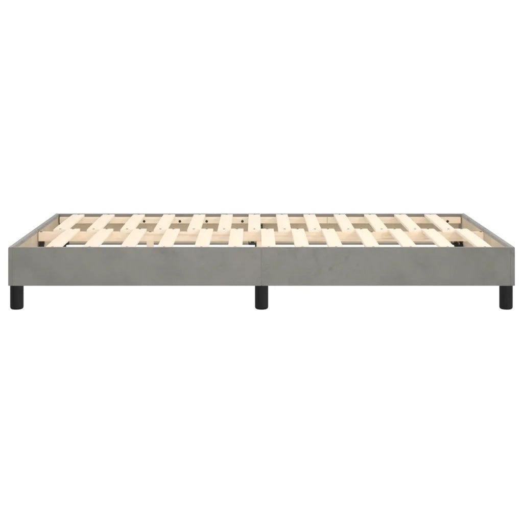 Giroletto a Molle Grigio Chiaro 120x200 cm in Velluto cod mxl 62971