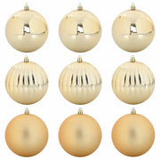 Set di palline di Natale XL 9 pz Oro Plastica CFW3324058