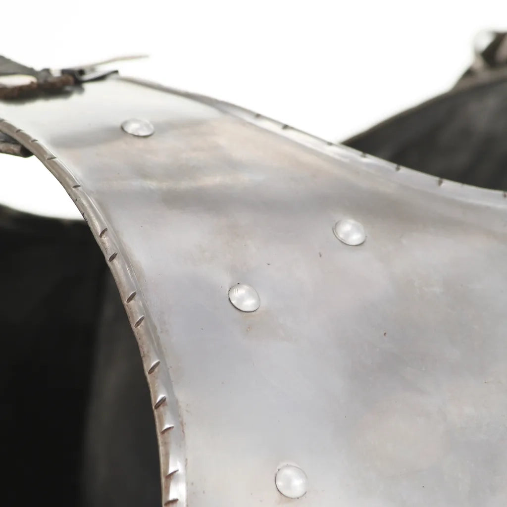 Corazza da Cavaliere Medievale Replica LARP Argento in Acciaio CFW7191278