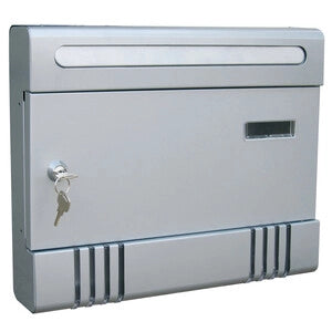 CASSETTA POSTALE CONDOMINIO 36,6X6,5X29 CM SILVER- CHINA JIANGSU SAINTY- 1,0 pz