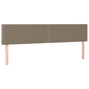 Testiera | Testata Tortora 200x5x78/88 cm in Tessuto