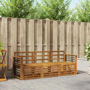 Set divani 3 pcs Legno di Acacia Massello