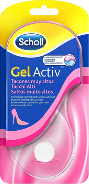 SCHOLL SOLETTE GEL ACTIV DONNA PER TACCHI ALTI AZIONE AMMORTIZZANTE E ANTISCIVOLO  1 PAIO