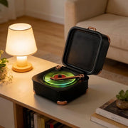 Altoparlante Bluetooth Mini Retro - Portatile, Chiara Risposta, Lunga Durata della Batteria - Carino Altoparlante da Ufficio per Casa, Camera da Letto & Ufficio - nero