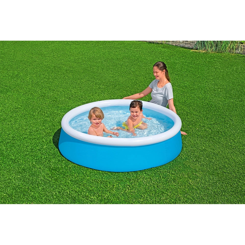 Trade Shop - Piscina Gonfiabile Fuori Terra Rotonda Per Bambini ø152x38cm 477lt Giardino 57241 -