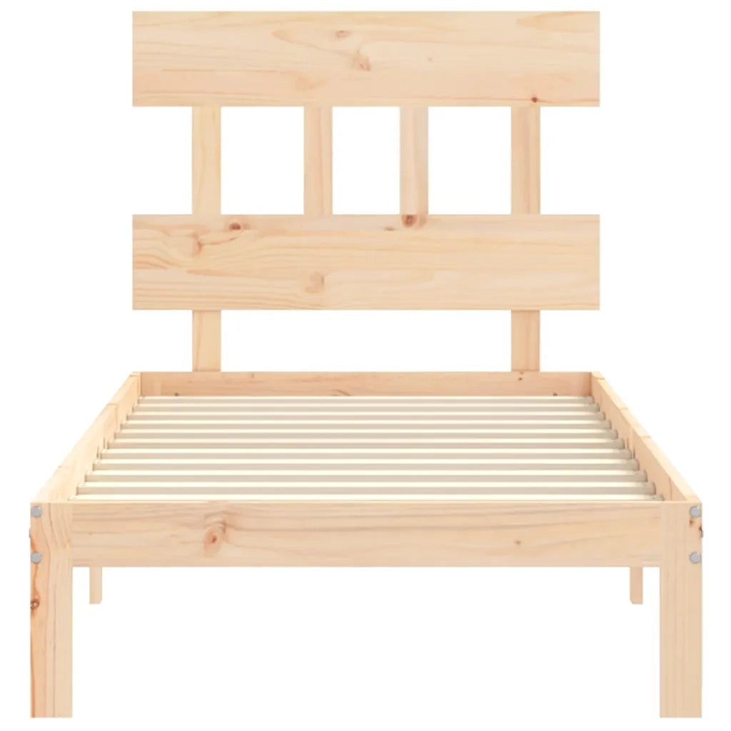 Giroletto senza Materasso 90x200 cm in Legno Massello di Pino 3193581