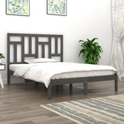 Giroletto Grigio in Legno Massello di Pino 200x200 cm