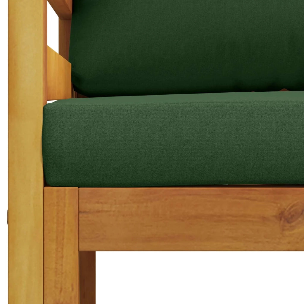 Poltrona componibile con cuscini 100 % poliestere Solid-Acacia 42028322
