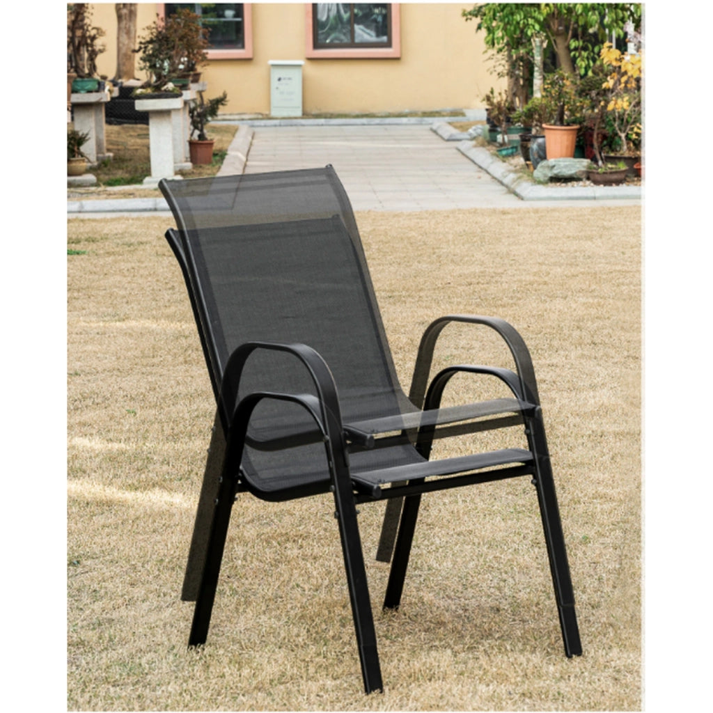 Set Bistro Island con Tavolo Semicircolare e 2 Sedie Sofia Grigie