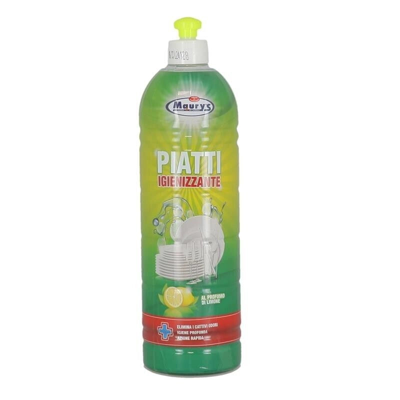 MAURY'S LIQUIDO PER PIATTI IGIENIZZANTE 900 ML AL PROFUMO DI LIMONE ELIMINA CATTIVI ODORI
