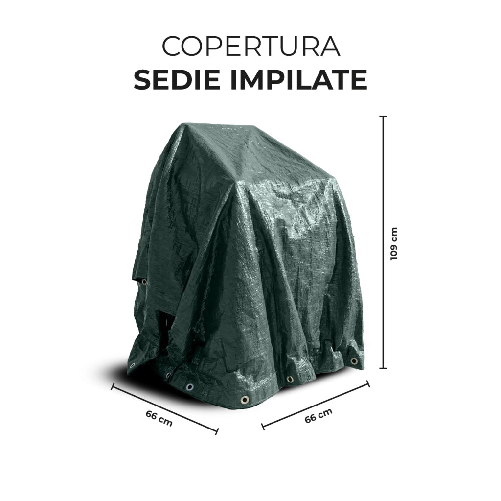 Telo Copertura Impermeabile per Arredo Giardino e Barbecue – Protezione Universale Cover Anti Pioggia UV Polvere per Tavoli, Sedie, Divani, ,lettino prendisole, Ombrelloni e BBQ Modello 5