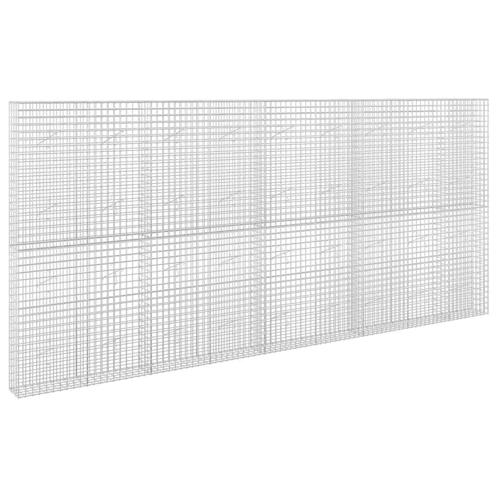 Gabione con filo da 5 mm e rete da 5x5 cm 450x20x200 cm 3464115