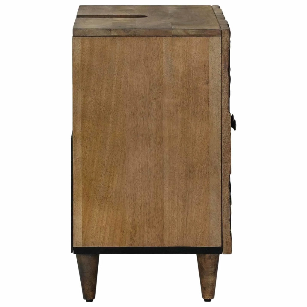 Armadio per Lavabo da Bagno con porta Marrone 62 x 33 x 58 cm 4018351
